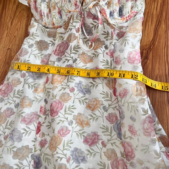 For Love & Lemons Rosie Floral Slip Dress Size S - Picture 11 of 12
